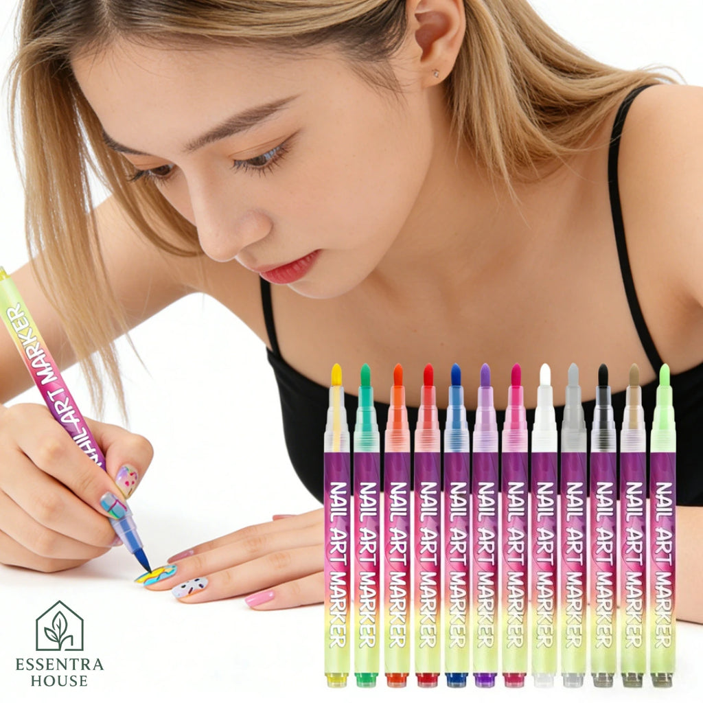 💅 Essentra™ Diy Nail Art Pens (12 Colors)