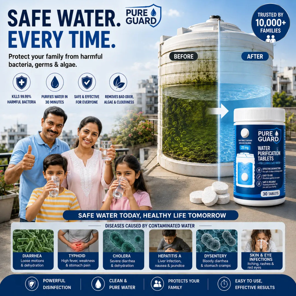 PureGaurd™ Water Tank Purification Tablets