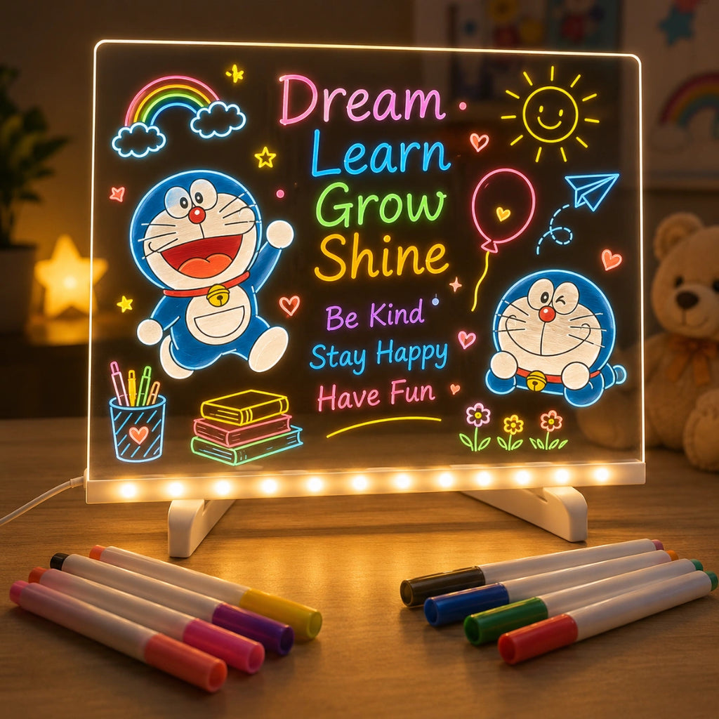 3D GlowBoard DIY LED Strachless Acrylic Writing Board