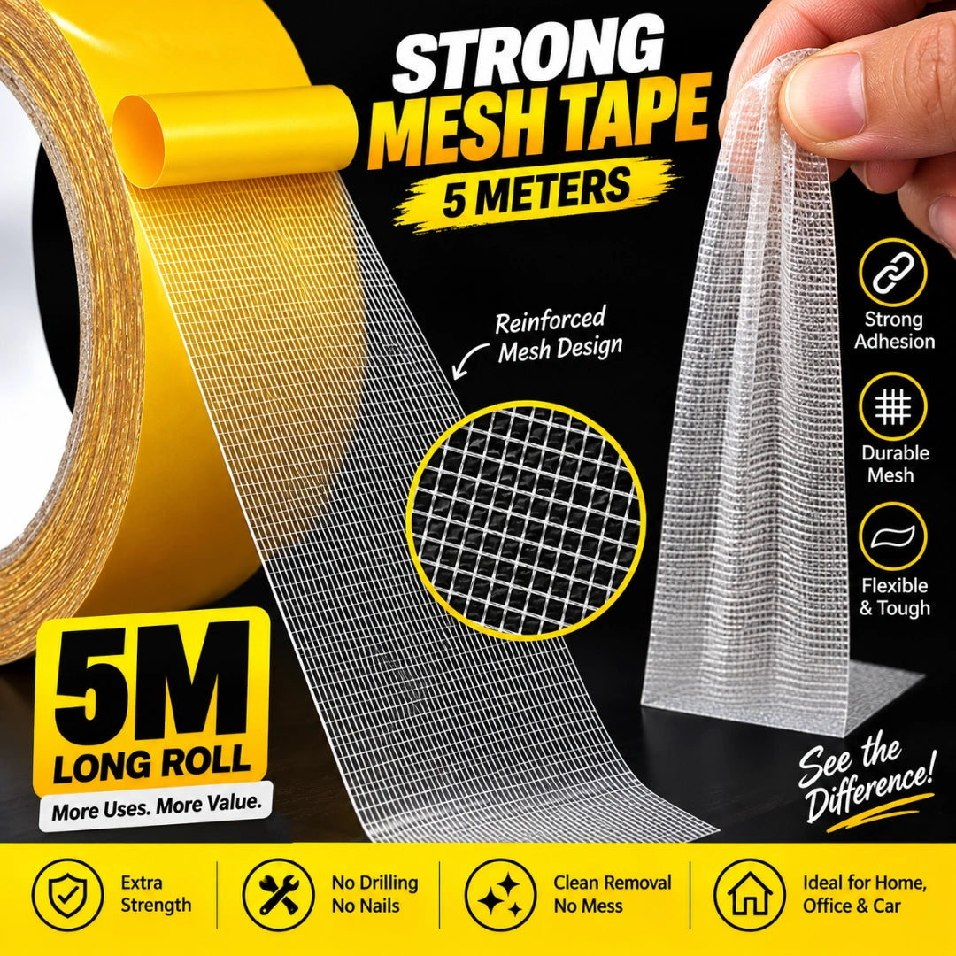 Double Sided Carpet Tape Heavy Duty 5 meter(Pack of 2)