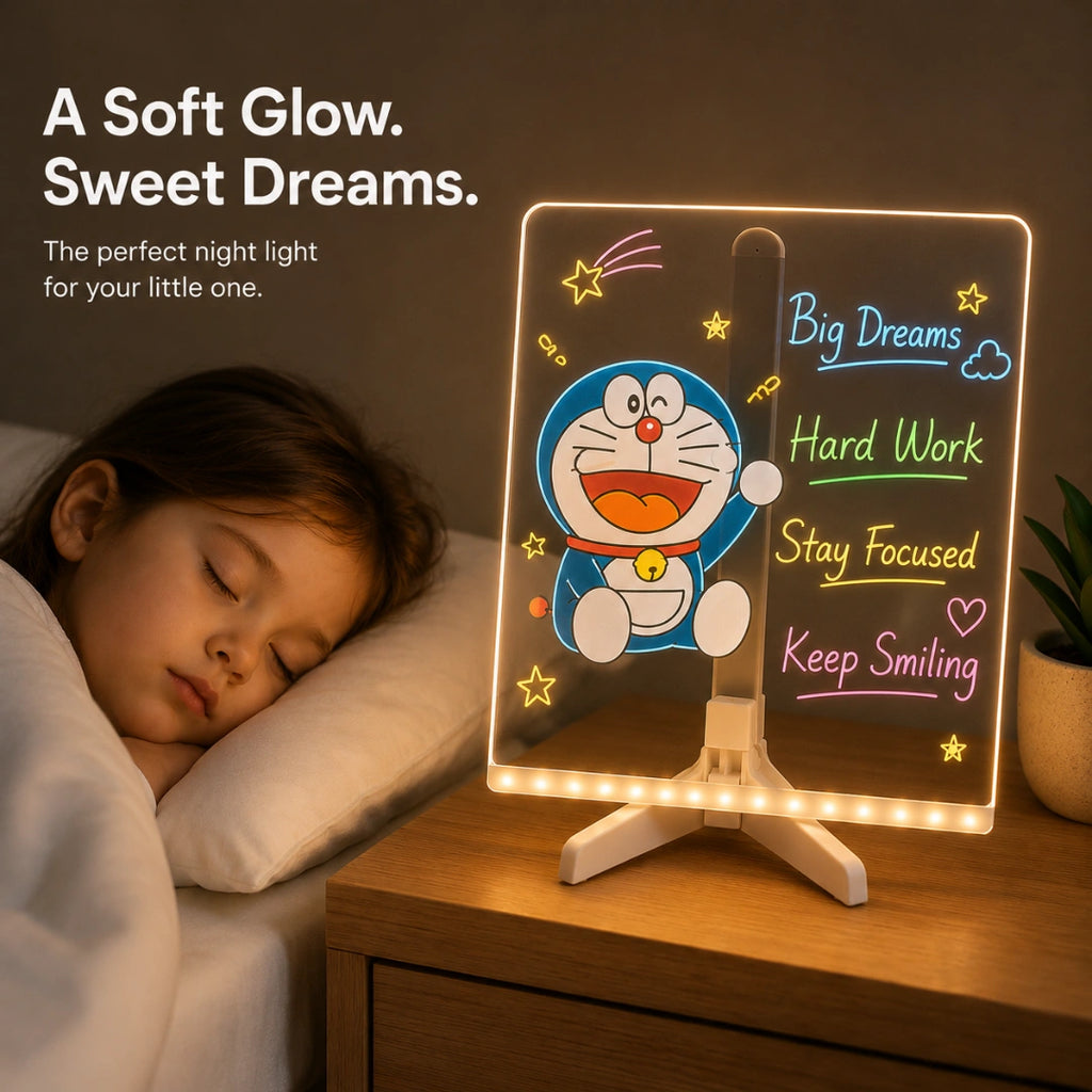 3D GlowBoard DIY LED Strachless Acrylic Writing Board