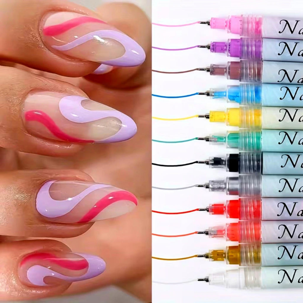 💅 Essentra™ Diy Nail Art Pens (12 Colors)