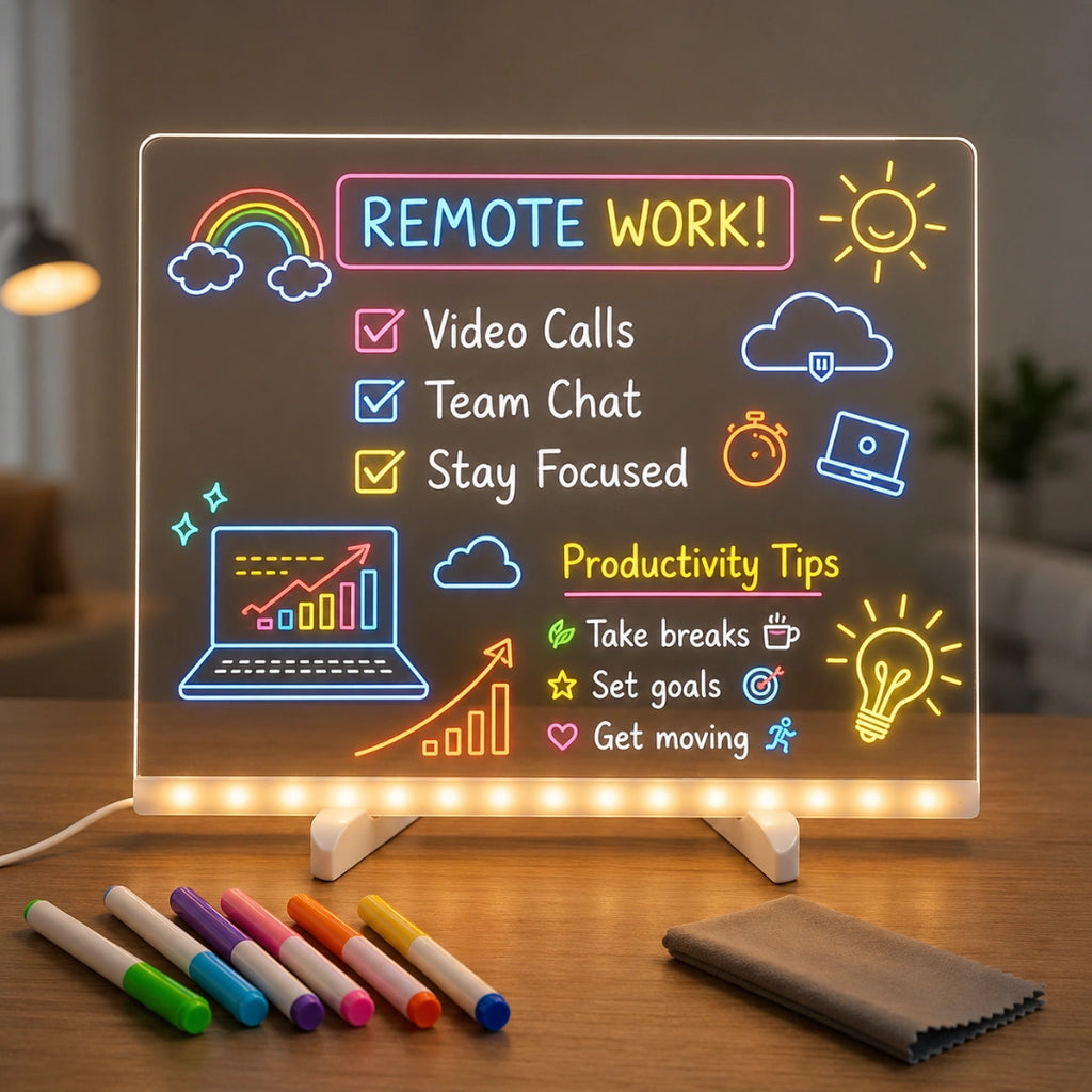 3D GlowBoard DIY LED Strachless Acrylic Writing Board