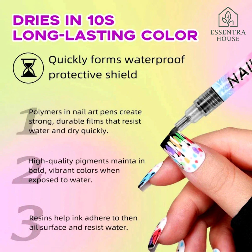💅 Essentra™ Diy Nail Art Pens (12 Colors)