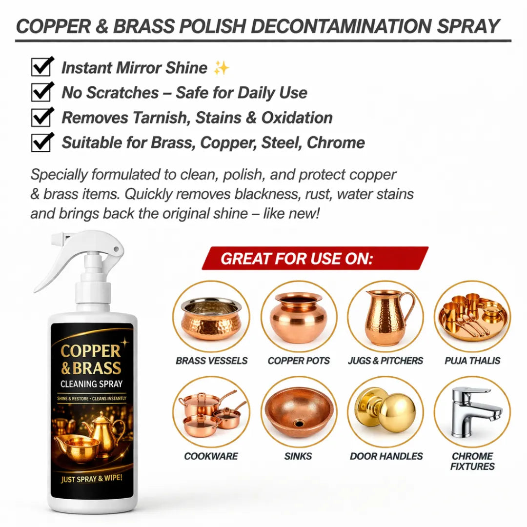 Brass & Copper Cleaning Spray (Pack of 2)